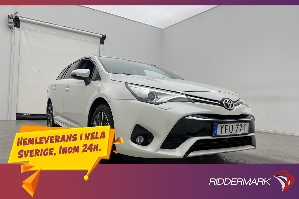 Toyota Avensis Kombi 2.0 D-4D 143hk Active Plus Kamera Navi