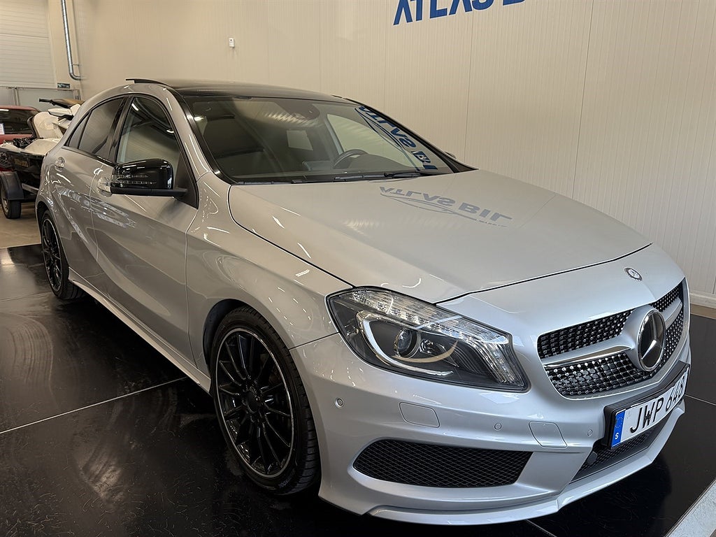 Mercedes-Benz A 200 CDI 7G 136hk AMG Line|Pano|H/K|Ny ser-bes||