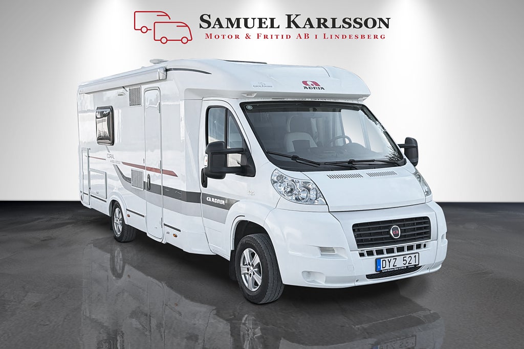 Adria Coral S 670 SLT | Långbäddar | Solcell 