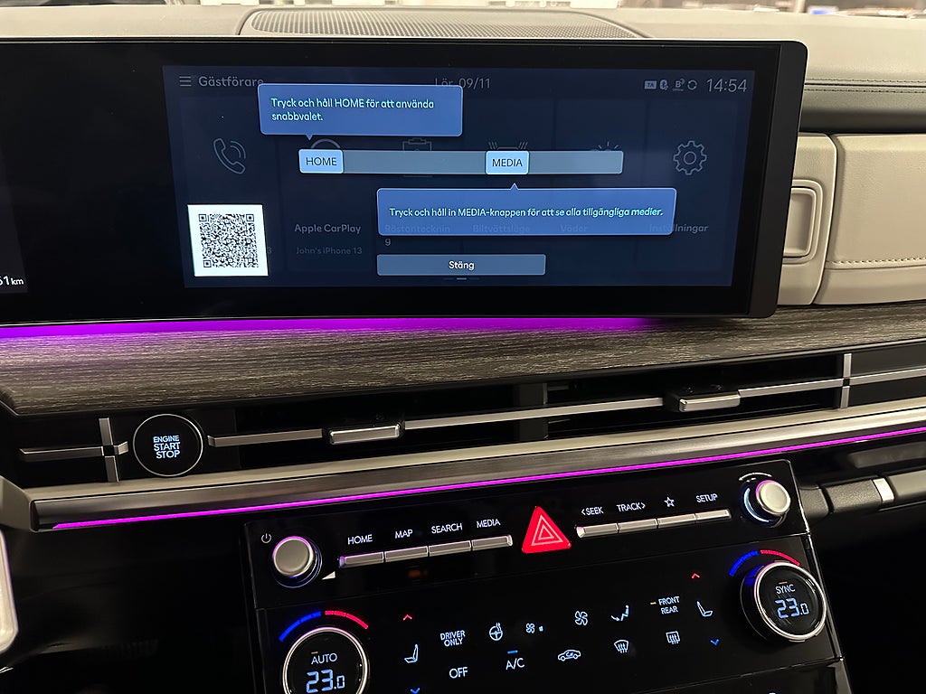 Hyundai Santa Fe Advanced AWD PHEV 252hk 2,49% ränta thumbnail