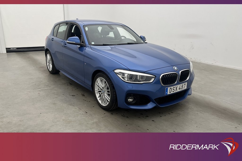 BMW 118 i 136hk M Sport Skinn Psensorer Keyless Farthållare