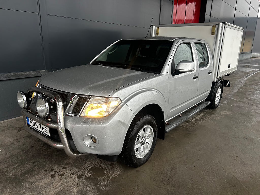 Nissan Navara Dubbelhytt 2.5 dCi 4x4 |Flakkåpa | 1 ägare| Ny besiktad