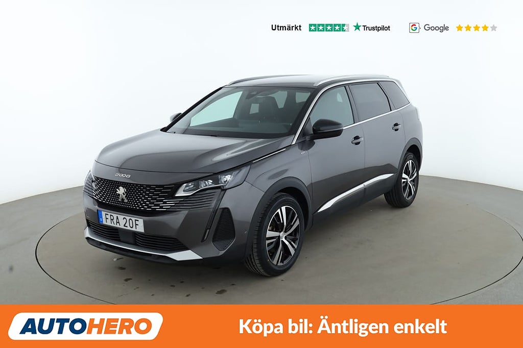 Peugeot 5008 1.2 PureTech GT / CarPlay, 7-sits, Backkamera