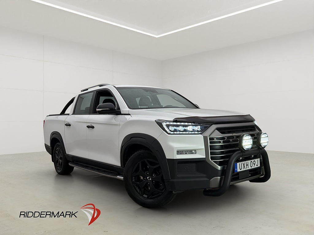 KGM musso-grand 2.2 e-XDi CNG 4WD Drag Skinn CARPLAY Moms