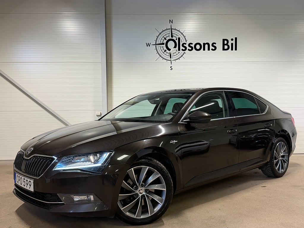 Skoda Superb 2.0 TDI 4x4 L&K Aut Drag GPS Värmare Canton *SESPEC*