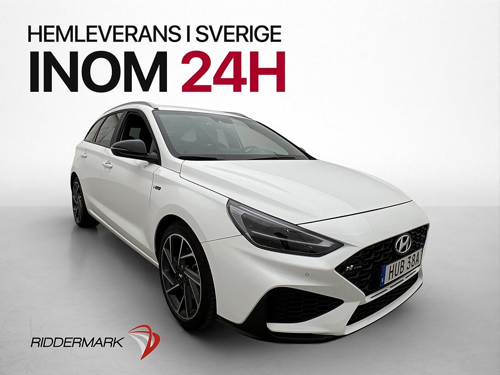 Hyundai i30 1.5 T-GDI 160hk N-Line Kamera Rattvärme CarPlay