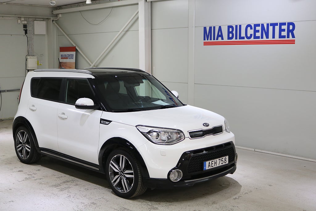 Kia Soul 1.6 GDI GLS Premium med Panorama och Skinn stolar