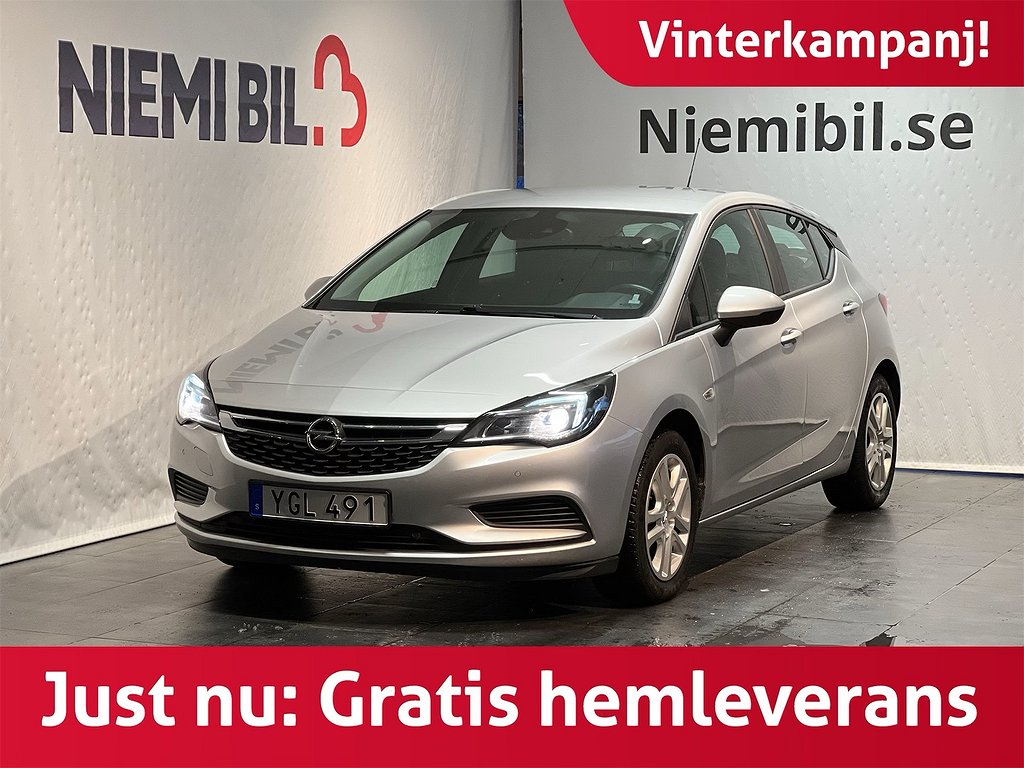 Opel Astra 1.4 EDIT Euro 6 125hk P-sens/S&V-hjul/Rattvärme