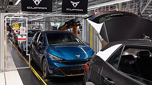 Produktionen av Cupra Born har startat. Foto: Cupra 