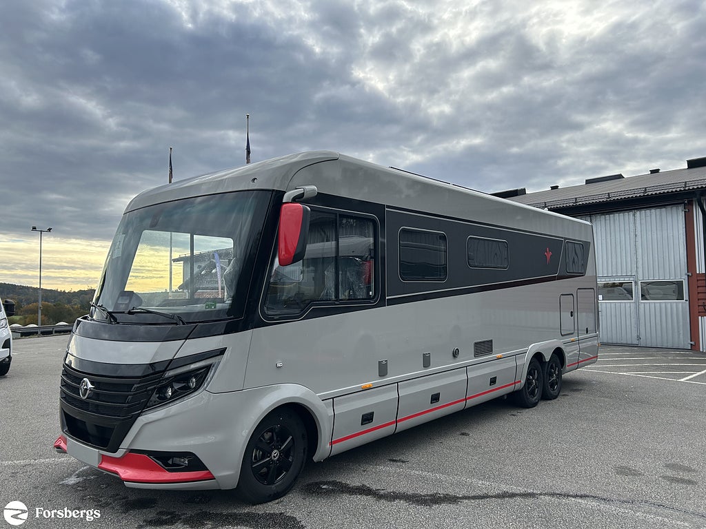 Niesmann Arto 88 - Eifelgrå med Röd lilja i sidodekal