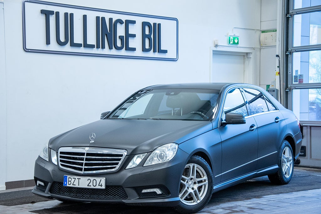 Mercedes-Benz E 350 CDI 7G 231HK AMG Värmare Elstolar Läder Farthållare