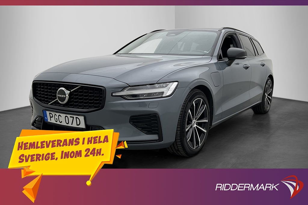 Volvo V60 Recharge T6 AWD 350hk Plus Dark Värmare Drag MOMS