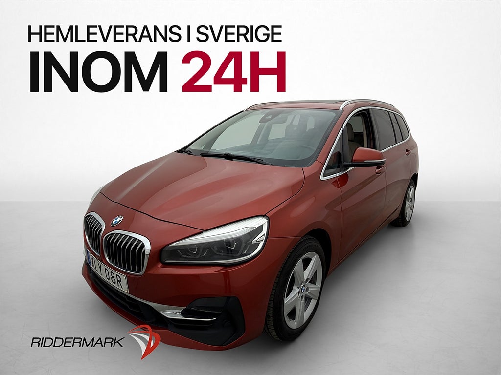 BMW 220 d xDrive GT 190hk Luxury Line 7-sits Pano H/K Skinn