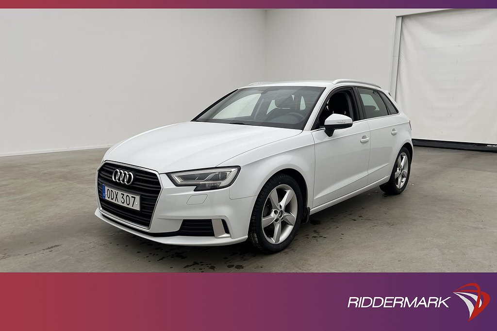 Audi A3 Sportback TDI 110hk Proline Cockpit Navi Sensorer