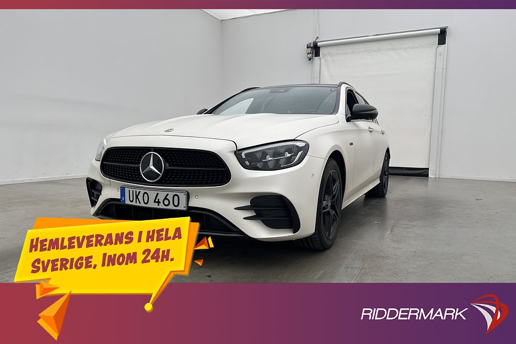 Mercedes-Benz E 300 T de AMG Panorama Värmare Burmester Drag