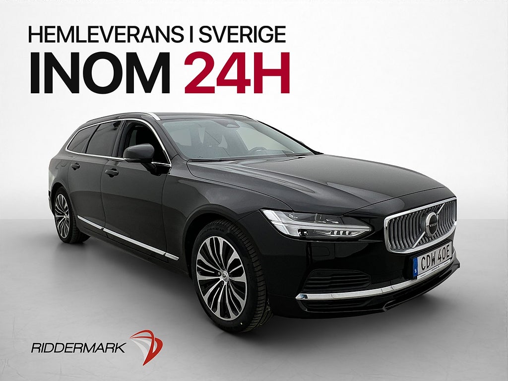 Volvo V90 Recharge T6 350hk AWD Värmare Kamera Drag CarPlay