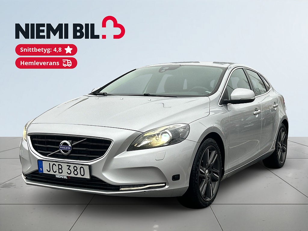 Volvo V40 D4 Momentum KamremBytt/Dragkrok/Psens/SoV-Däck/MoK-Värm