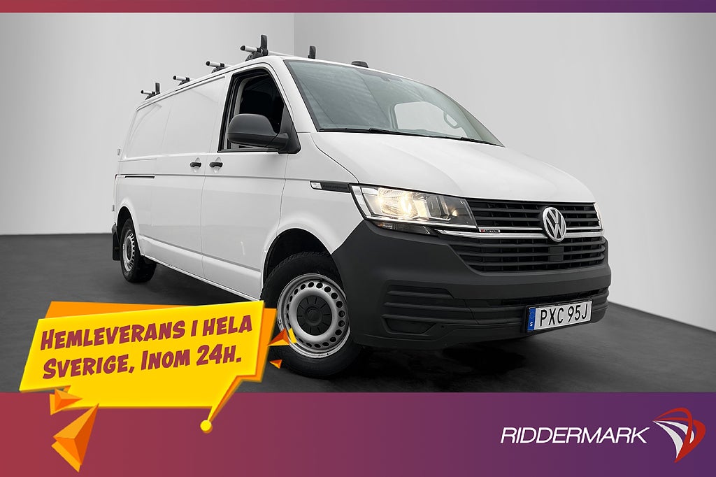 Volkswagen Transporter L2 4M 150hk Värm Drag B-Kamera Moms