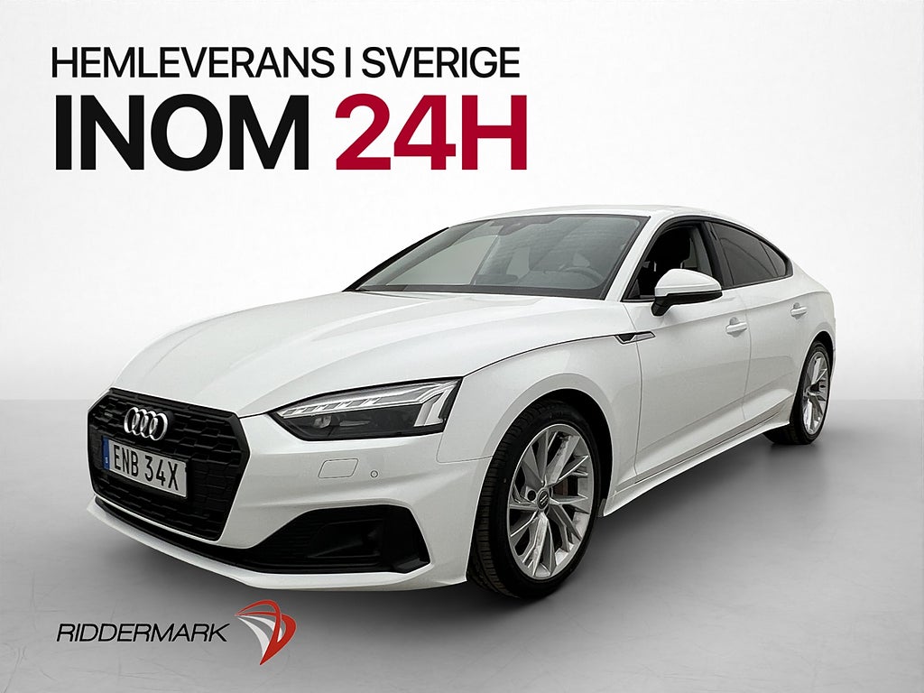 Audi A5 Sportback 45 TFSI Q 245hk Proline Matrix Kamera