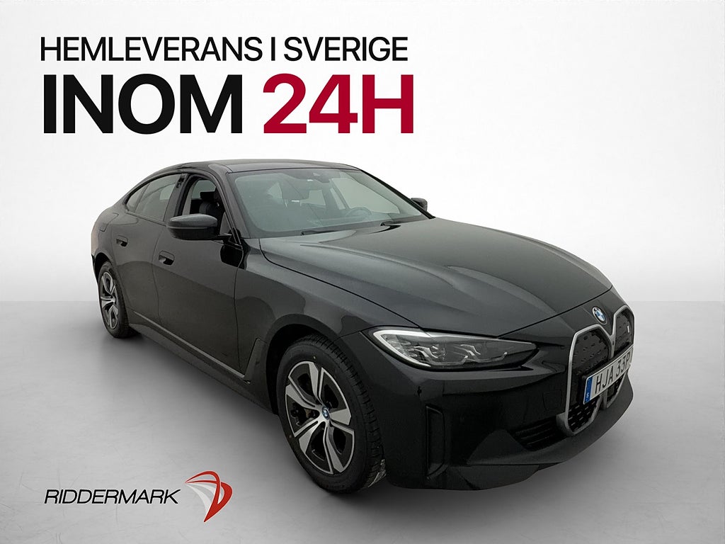 BMW i4 eDrive40 340hk Sport Line MOMS 360° Värmepump CarPlay