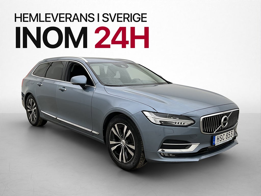 Volvo V90 D5 AWD Inscription Värmare Dragkrok Läder Rattvärm