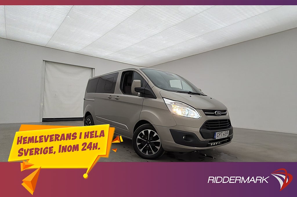 Ford Tourneo Custom Limited 170hk Värmare Drag Kamera Skinn