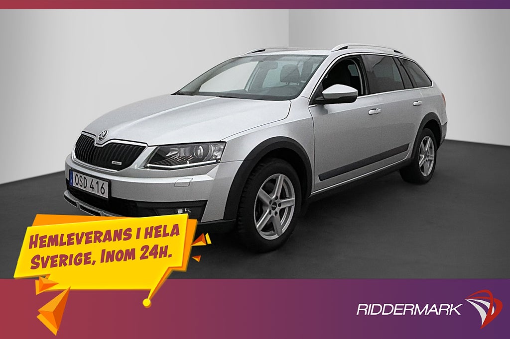 Skoda Octavia 2.0 4x4 Businessline Drag Värmare Navi