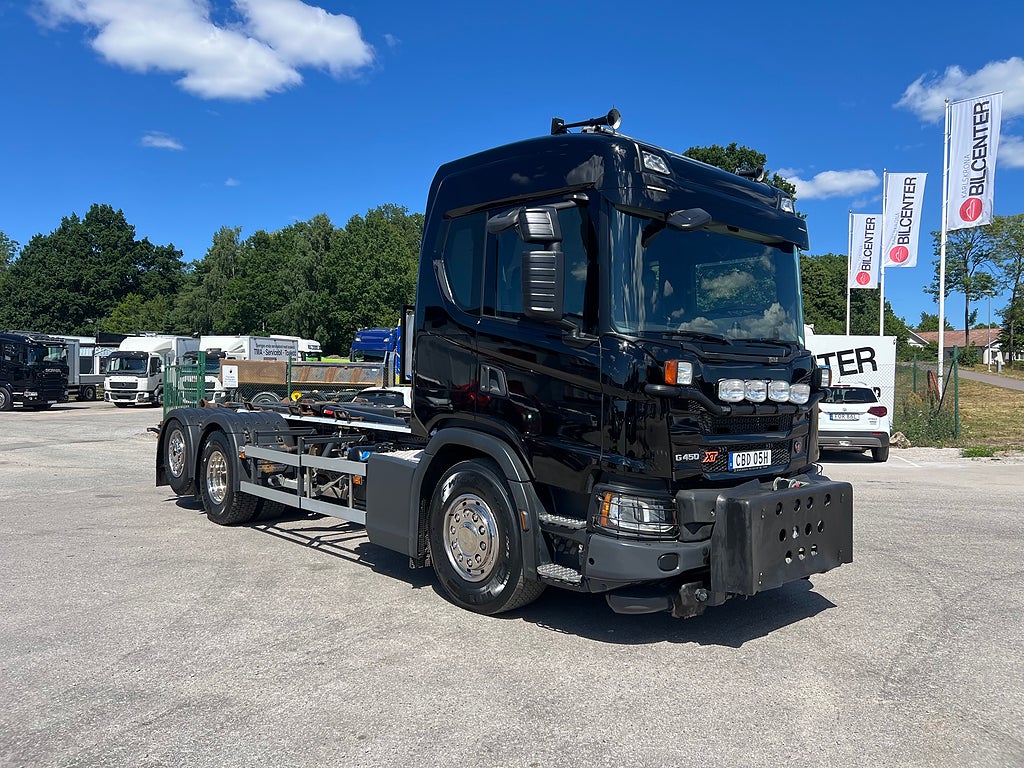 Scania G450 6x2*4 XT Lastväxlare, Fullt Plogutrustad