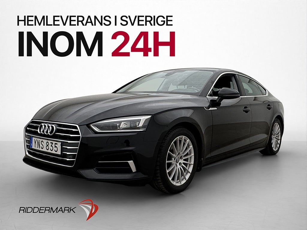 Audi A5 Sportback 2.0 TFSI 190hk Proline Keyless P-sensorer