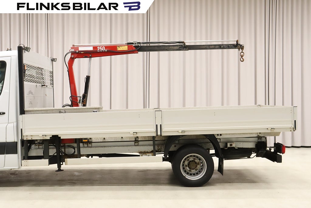 Mercedes-Benz Sprinter 516 163HK L4|Flak|Kran|Lastar-2015kg