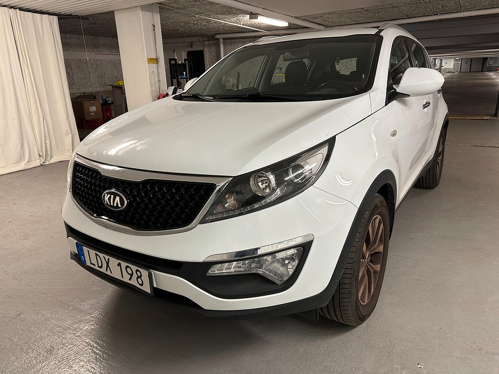 Kia Sportage 1.6 GDI M+K= VÄRMARE 135HK DRAG EN ÄGARE LÅGMIL