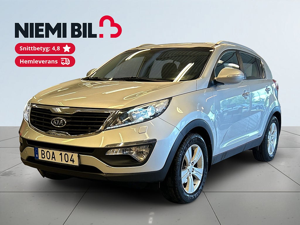 Kia Sportage 1.7 CRDi EX Sov-däck/Mok-värm/kedja/Endast 2 Brukare