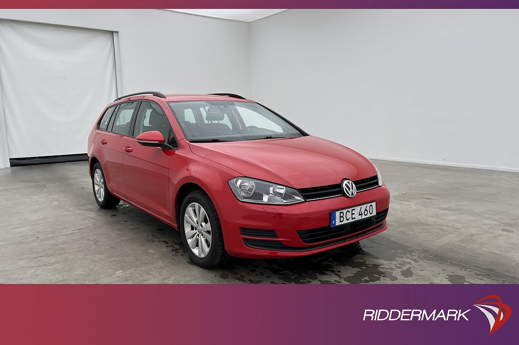 Volkswagen Golf 1.2 TSI 105hk Värmare Sensorer Låg-Skatt