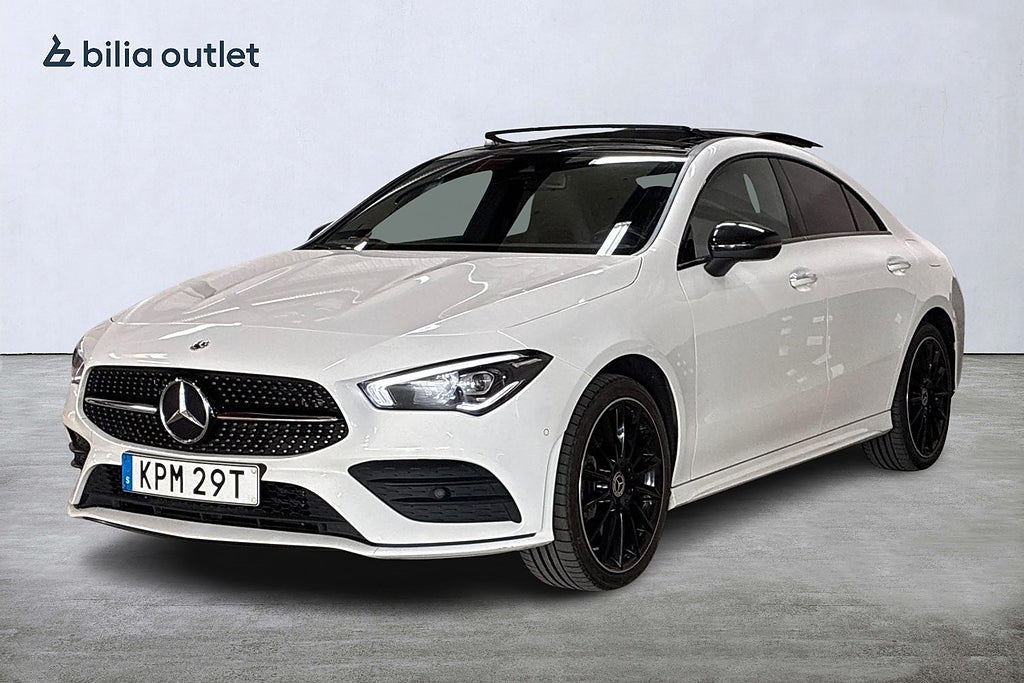 Mercedes-Benz CLA 250 e AMG Sport 218hk Pano Burmester B-kam Navi Drag 