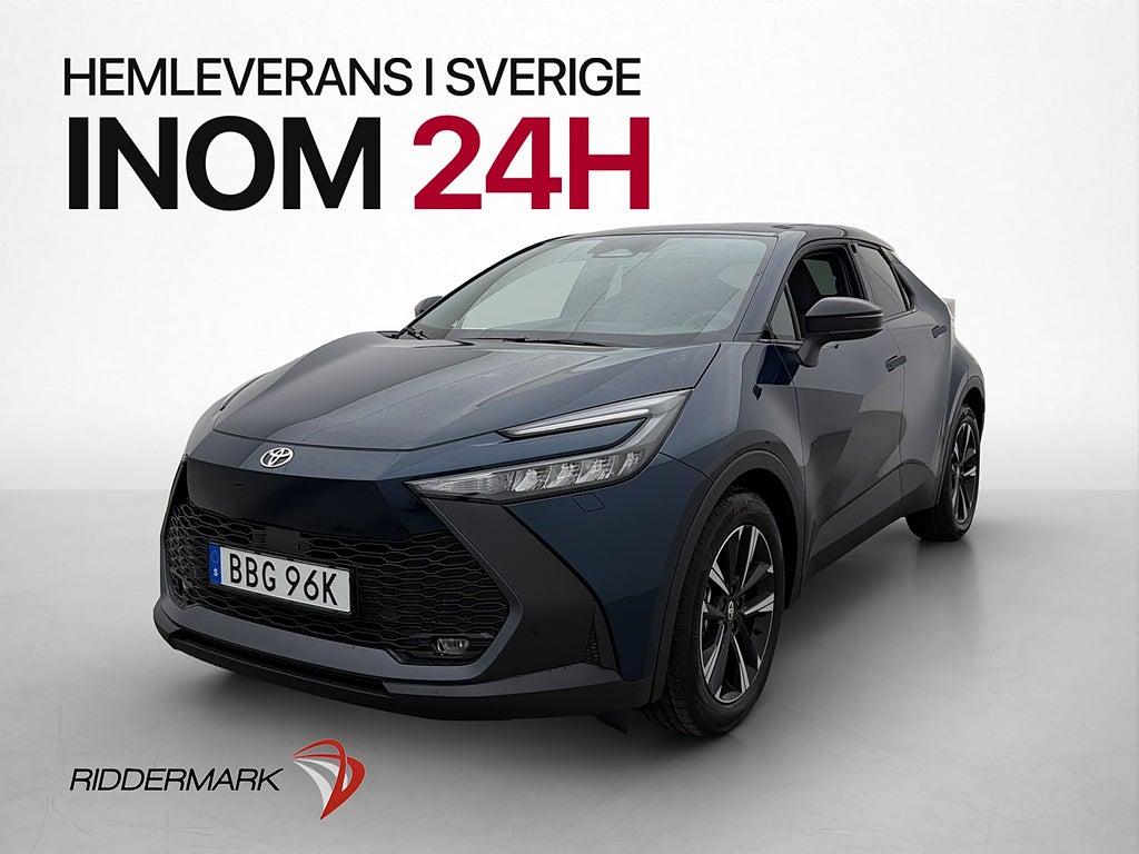 Toyota C-HR Hybrid e-CVT 140hk Kamera Navi Carplay Rattvärme