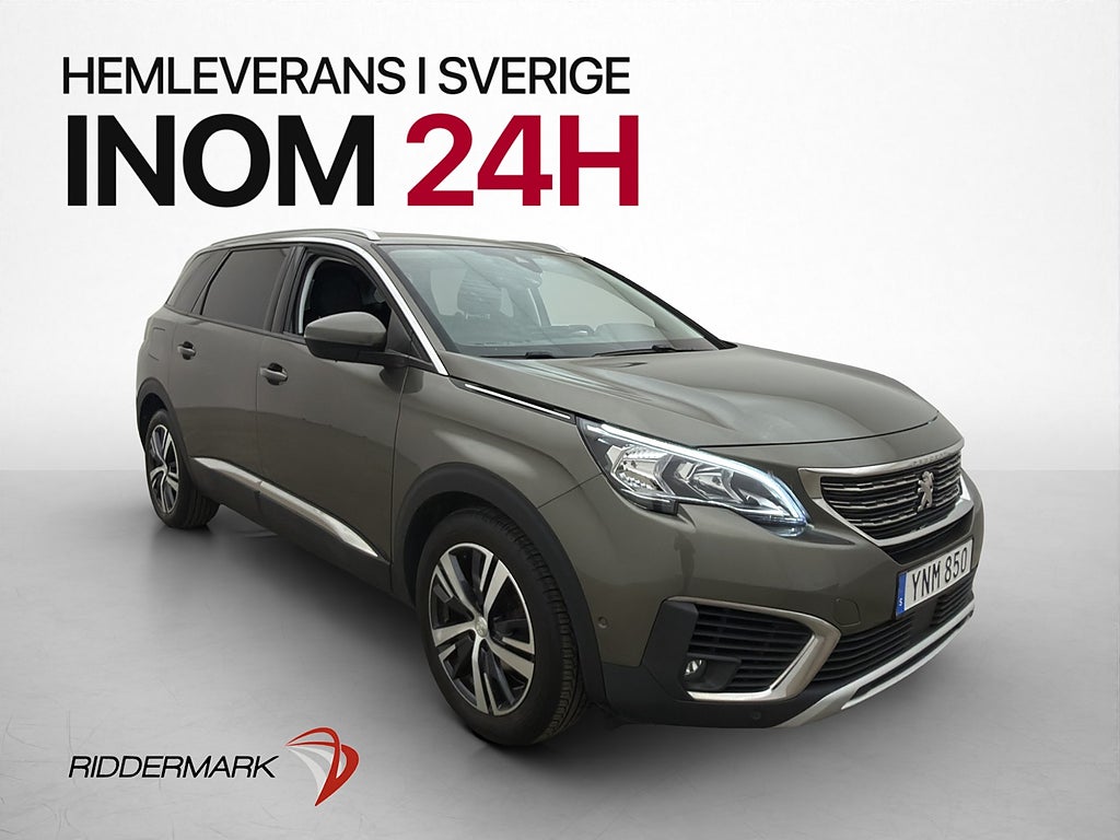 Peugeot 5008 1.6 Allure 7-Sits Sensorer Farthållare Dragkrok