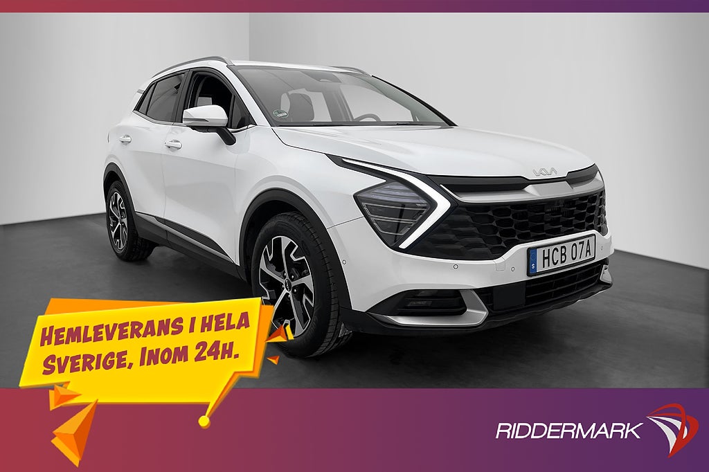 Kia Sportage Hybrid AWD 230hk Action MOMS H/K 360° Navi Drag