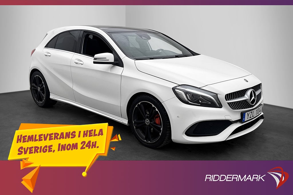 Mercedes-Benz A 200 d 136hk AMG Pano Kamera Bluetooth