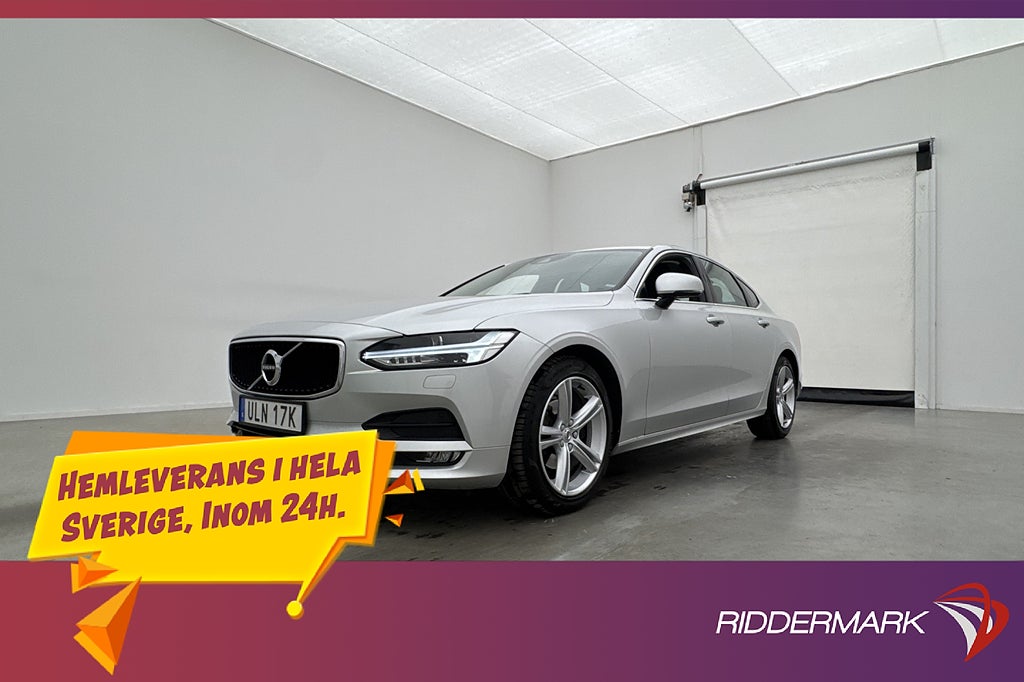 Volvo S90 D4 Advanced VOC Värmare Skinn GPS Sensorer CarPlay