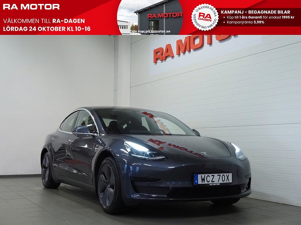 Tesla Model 3 Standard Range Plus Panorama Läder Navigation Kamera 2020