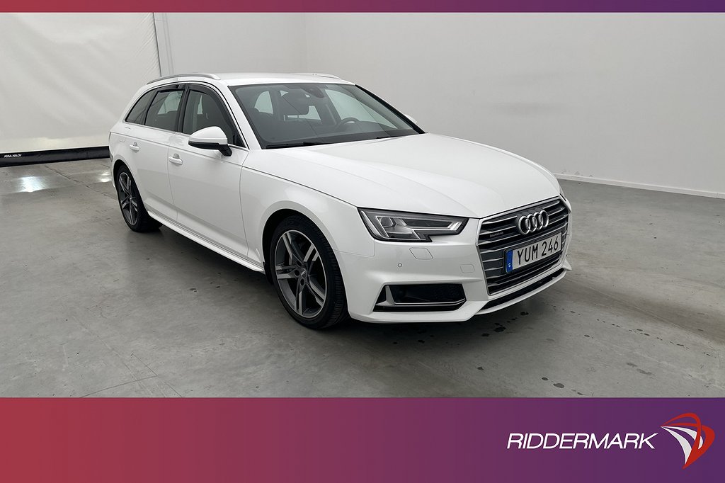 Audi A4 2.0 TDI 190hk Quattro D-Värm Drag 0.48l/mil