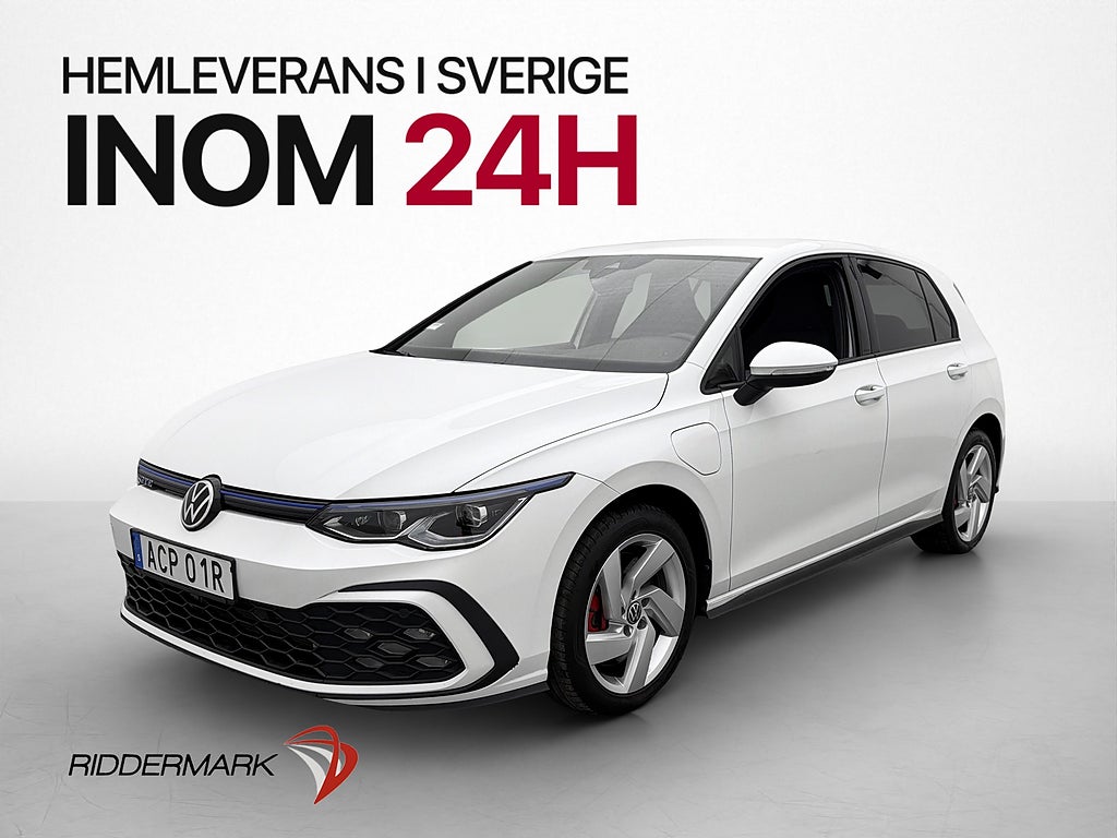 Volkswagen Golf GTE Cockpit Navi CarPlay Sensorer Rattvärme