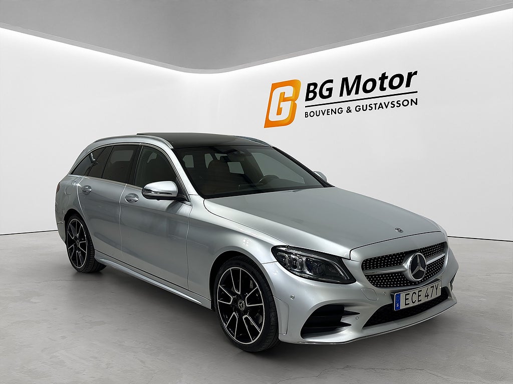 Mercedes-Benz C220 C 220 T d 194HK 4M AMG Drag/Pano/Värmare/Burmester/360