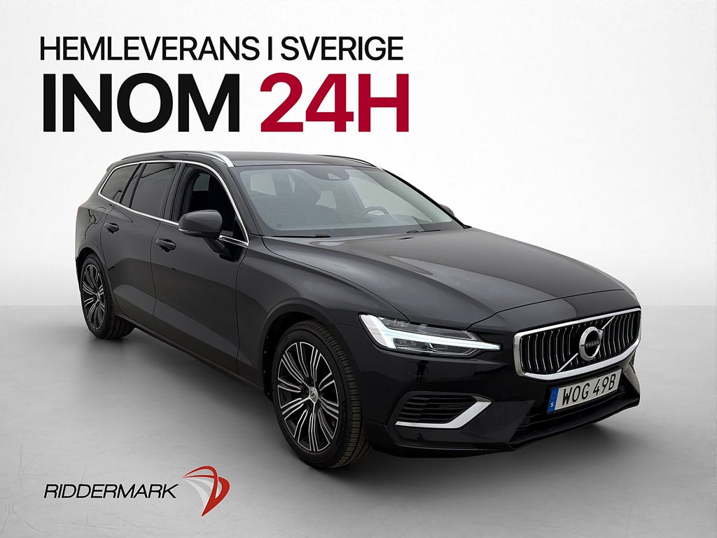Volvo V60 Recharge T6 AWD Värmare Kamera Drag CarPlay VOC