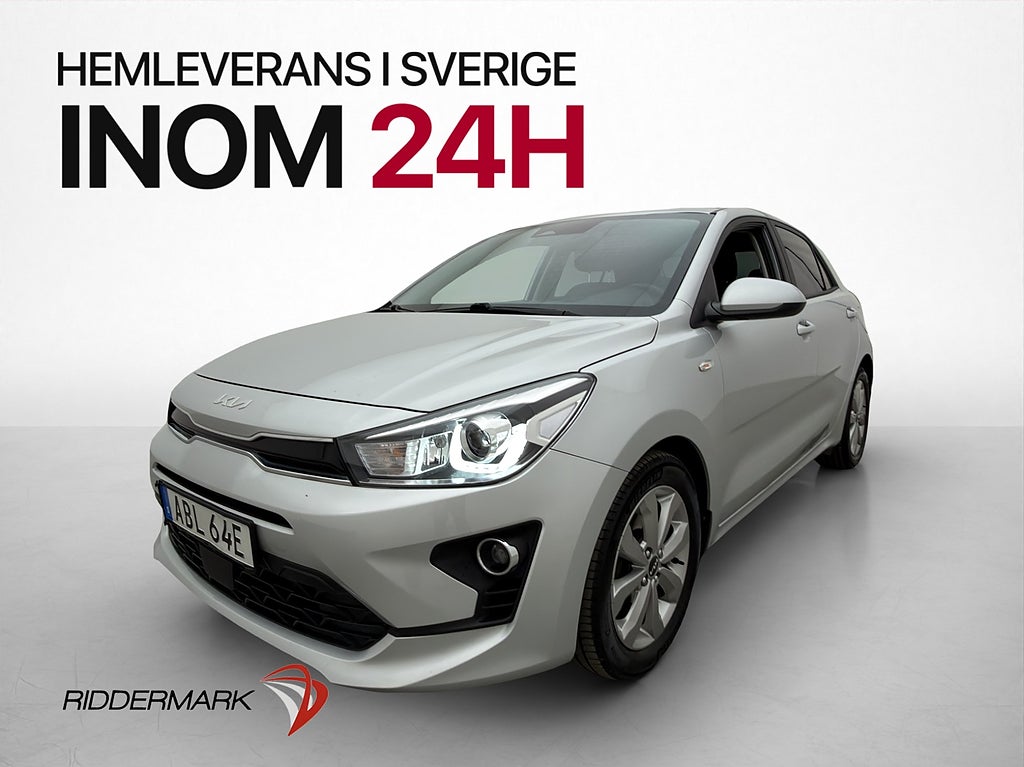 Kia Rio 1.0 100hk Advance Kamera CarPlay Farthållare MOMS