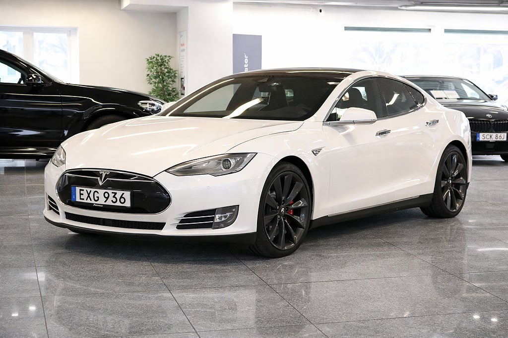 Tesla Model S P90D Ludicrous - FRI SUPERCHARGE - BATTERI 89%