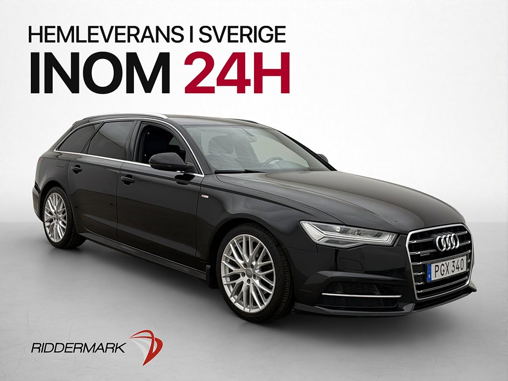 Audi A6 2.0 TDI Quattro S-Line D-Värmare Drag Halvskinn