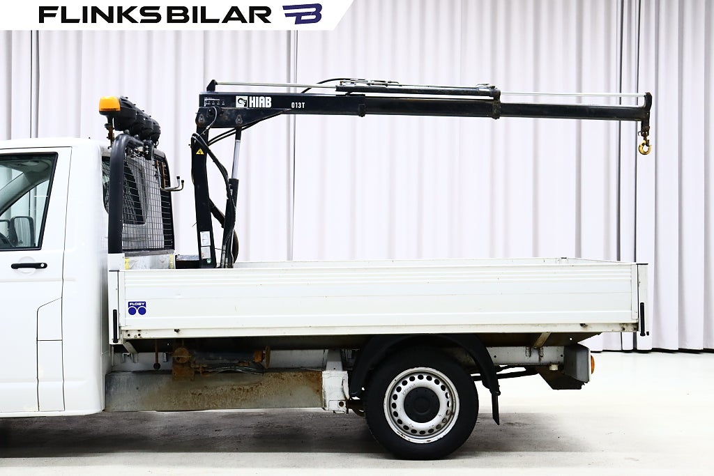 Volkswagen Transporter 2.0 TDI 140HK Flak|Kranbil|HIAB|Leasebar