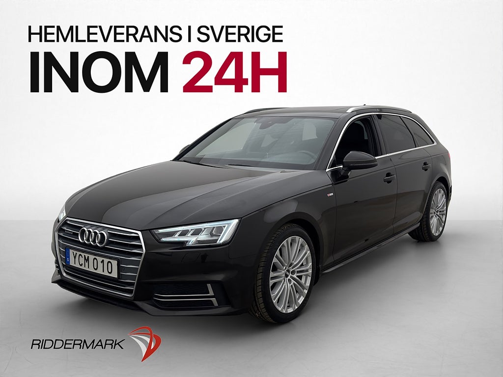 Audi A4 3.0 TDI V6 272hk Q S-Line D-Värm Kamera Drag Skinn