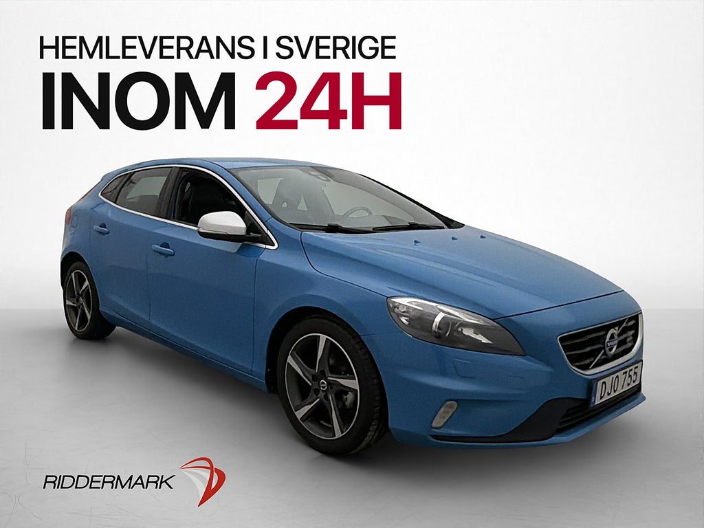 Volvo V40 D2 R-Design VOC D-Värmare Kamera Skinn Drag